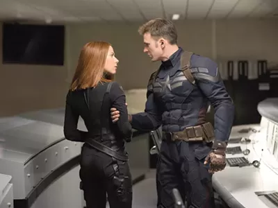 "So, Black Widow, you wanna go get coffee after we deal with this shit?"