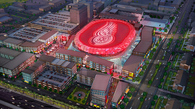 Financing the new Detroit Red Wings arena could include an interest rate swap