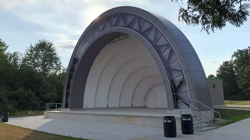 Image: First concert set for Detroit’s restored historic bandshell