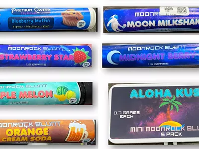 Illicit products sold by Flint dispensary Green Culture.