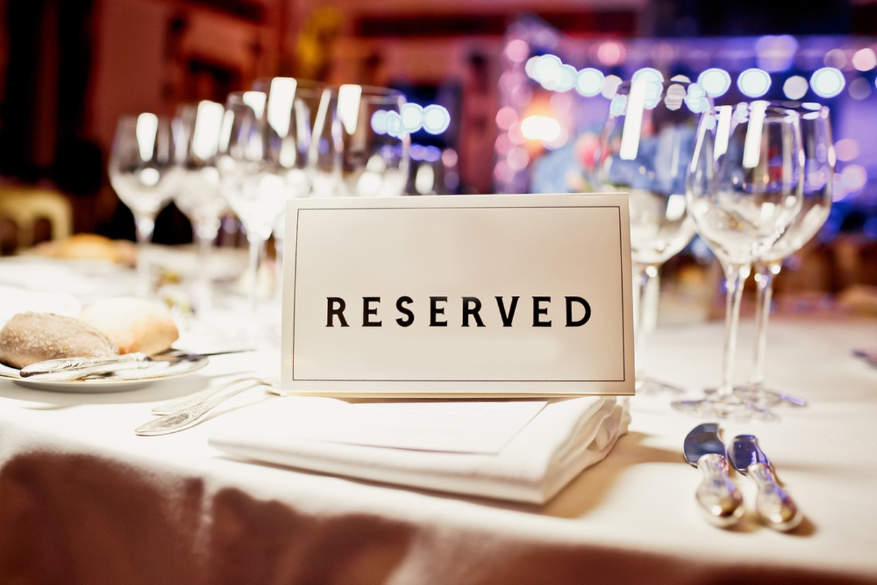 Not:  No reservations at restaurants 
This is starting to change, but still, too many hot spots around here won't take reservations, which when you're hungry, simply won't do.
Photo via Shutterstock