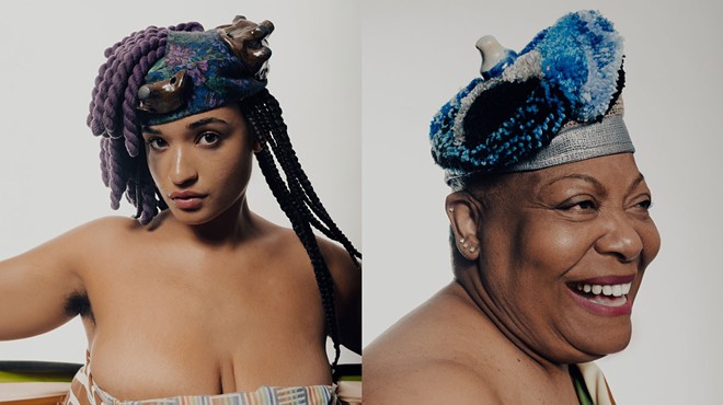 Kwaku Osei-Bonsu created headpieces, dubbed “whiggs,” inspired by his Ghanaian heritage.