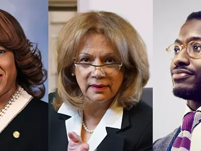 From left, Sherry Gay-Dagnogo, Sharon McPhail, John Conyers III.