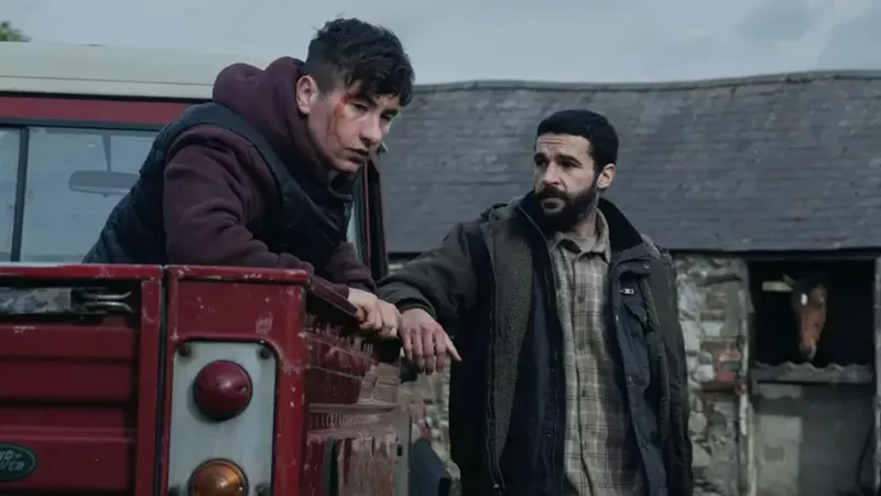 Barry Keoghan and Christopher Abbott star in Bring Them Down.