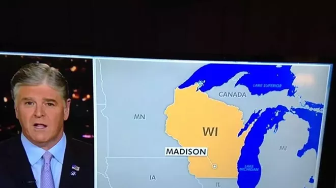 Image: Fox News mistakes Michigan's U.P. for Canada, because apparently maps are hard