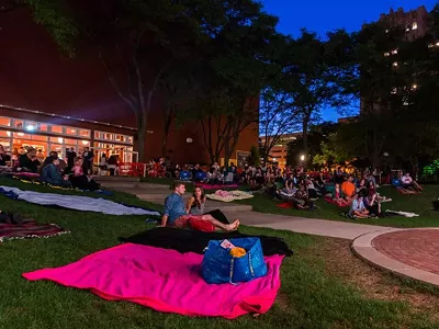 Image: Free movies will screen at Detroit's New Center Park every other Friday this summer