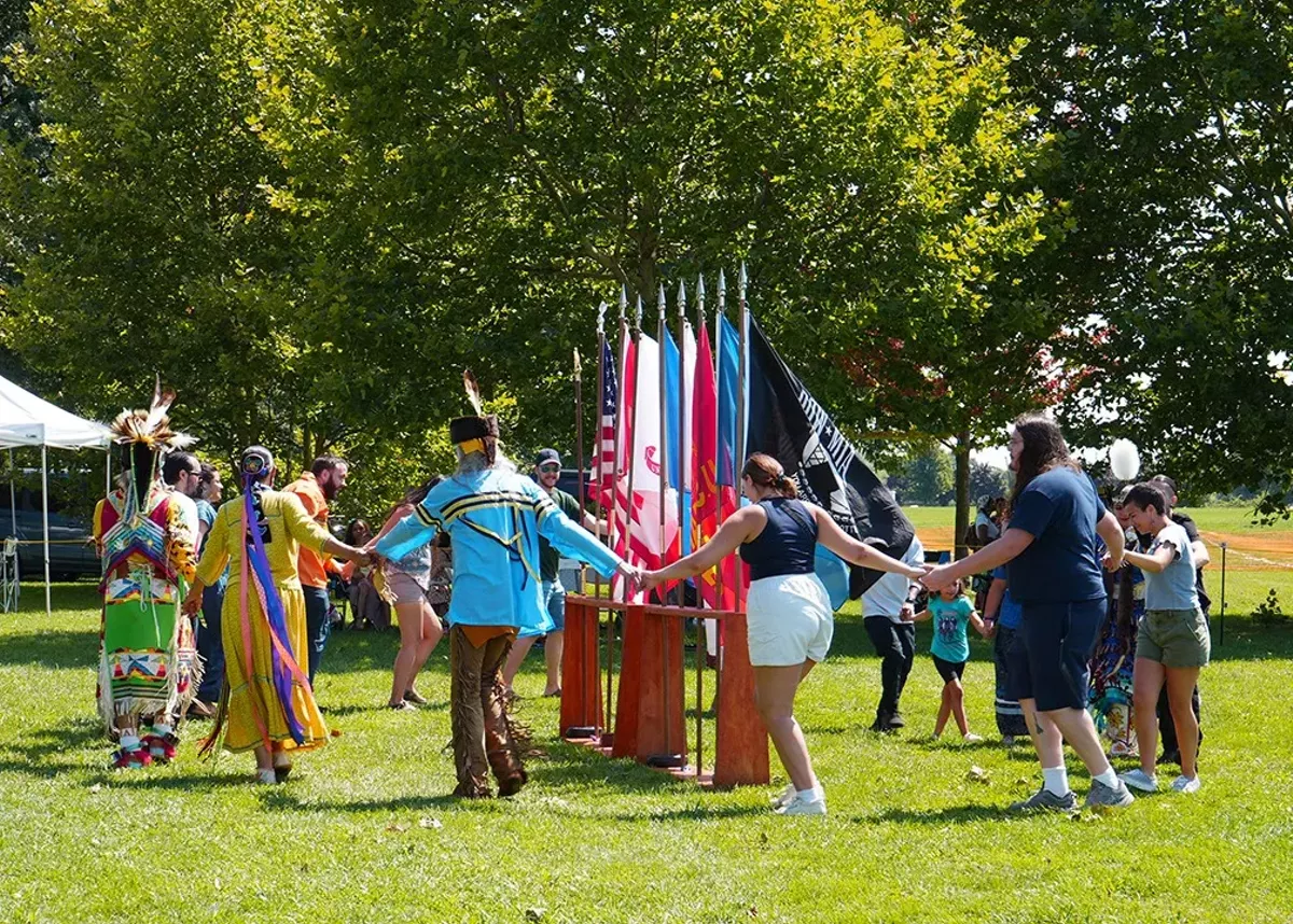 Image: Powwows are traditional Native American celebrations of life.