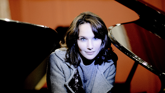 Image: French pianist Hélène Grimaud hopes to jog your 'Memory' at Ann Arbor's Hill Auditorium