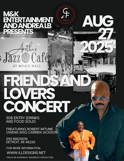 Image: Friends and Lovers Concert featuring Robert IMtume Owens