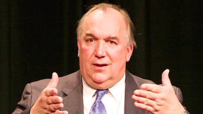 Image: Garbage human John Engler resigns after saying Nassar victims enjoy the 'spotlight'