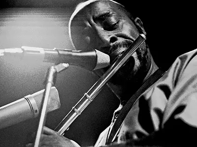 Lateef in Germany in 1971, playing autophysiopsychic music.
