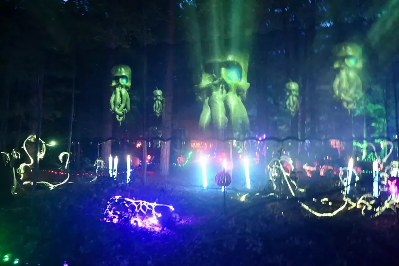 Glenlore Trails' trippy and illuminated haunted forest is spookier than ever — here's a preview