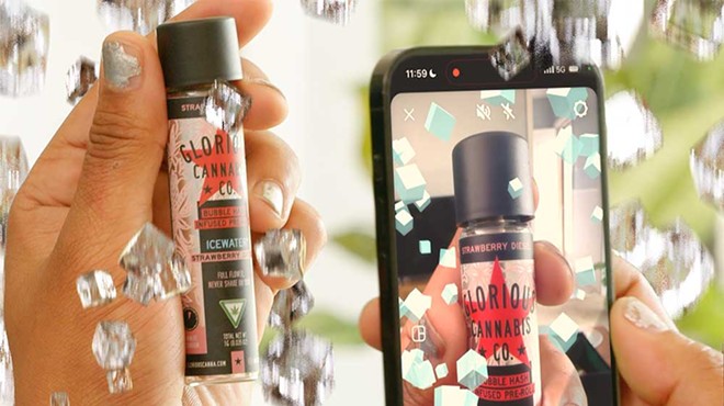 Glorious Cannabis is using AR technology to promote its Icewater pre-rolls.