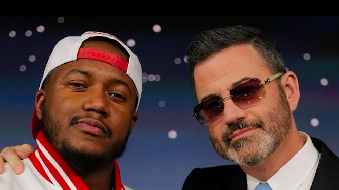 Rapper Gmac Cash performed on Jimmy Kimmel Live.