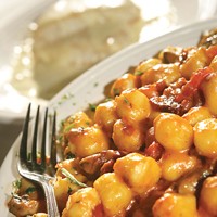Gnocchi served with Rita's special bacon and mushroom blush sauce. - PHOTO BY: ROB WIDDIS
