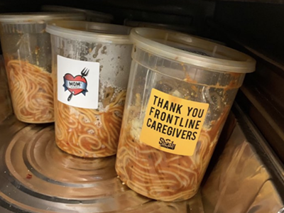 Image: Good dude and rap god Eminem sends Mom's Spaghetti to metro Detroit health care workers