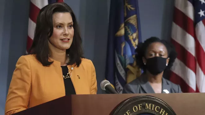 Image: Gov. Whitmer announces reopening of movie theaters, small venues, bowling alleys