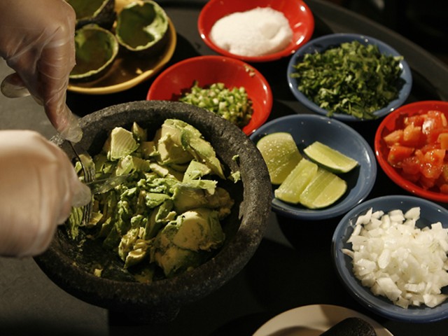 Tableside guacamole from Miguel's Cantina in Rochester Hills.