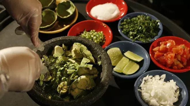 Tableside guacamole from Miguel's Cantina in Rochester Hills.