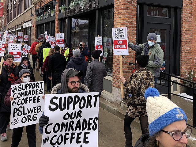 Great Lakes Coffee workers in Detroit go on strike, demand better pay and working conditions