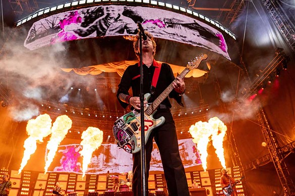 Green Day’s Detroit show goes on despite interruption from security threat