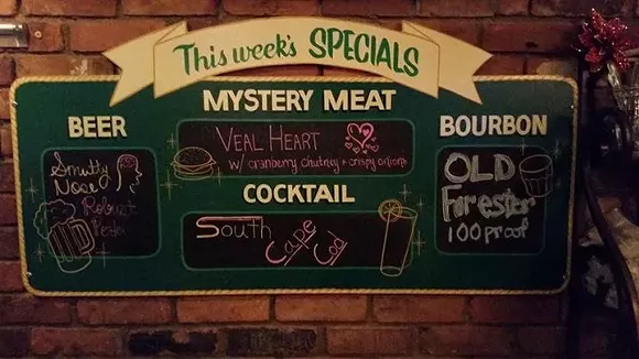 Green Dot Stables is serving up veal heart this Valentine's Day