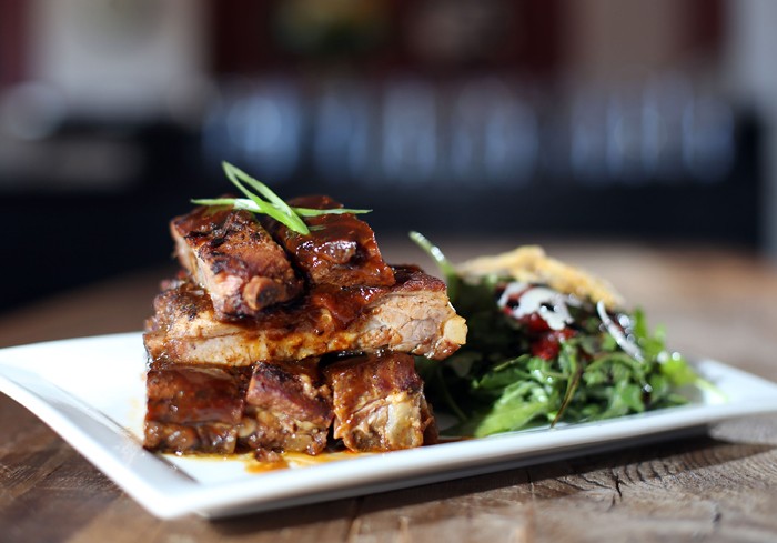 Half slab of ribs from Craft Work in Detroit. - Rob Widdis.
