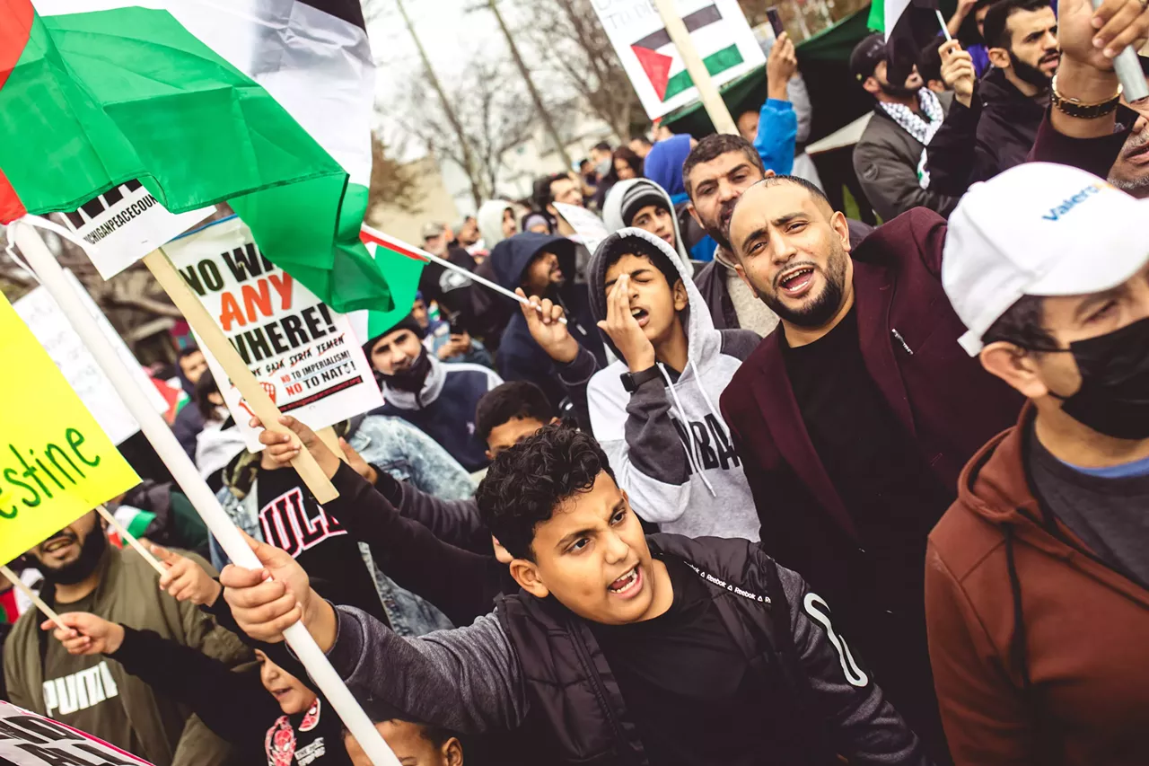 Image: Hamtramck marches for Palestine, demanding ceasefire