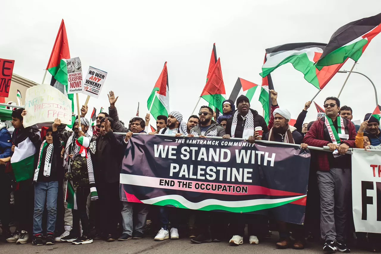 Image: Hamtramck marches for Palestine, demanding ceasefire