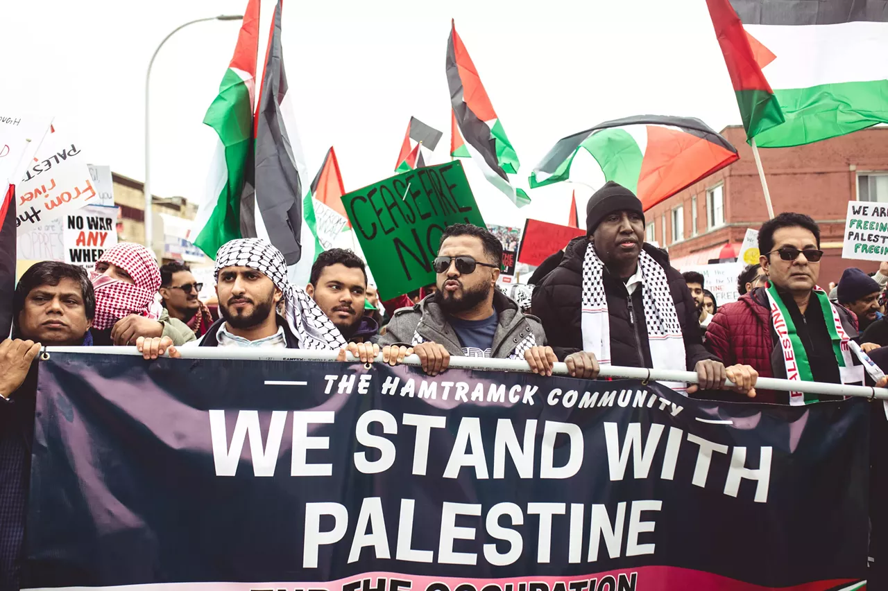 Image: Hamtramck marches for Palestine, demanding ceasefire