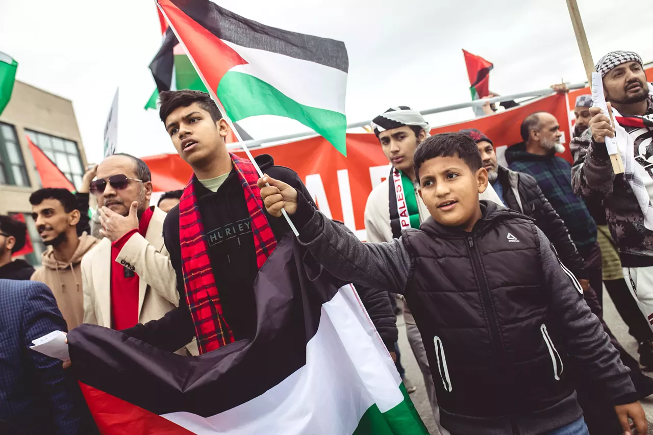 Image: Hamtramck marches for Palestine, demanding ceasefire