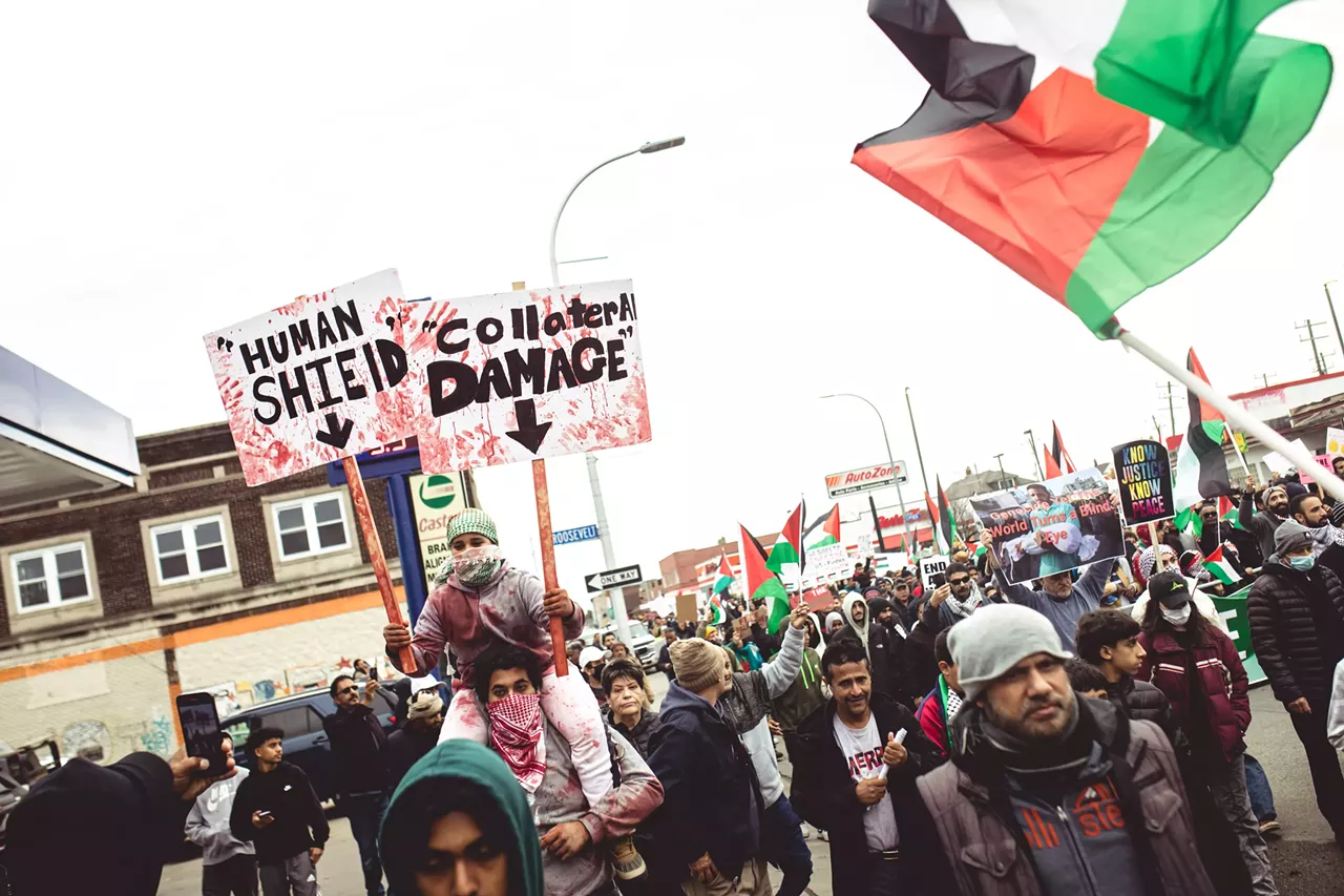 Image: Hamtramck marches for Palestine, demanding ceasefire