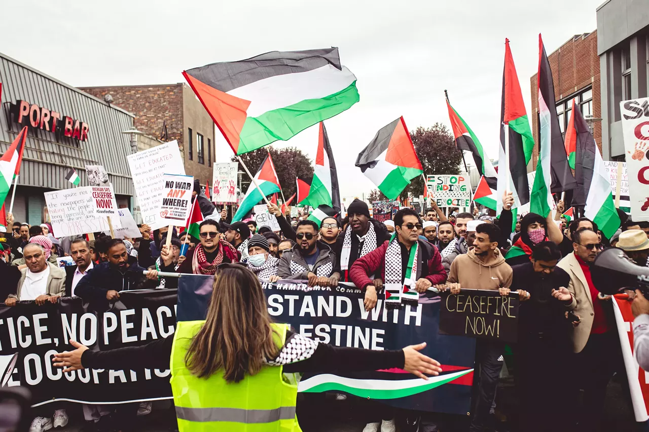 Image: Hamtramck marches for Palestine, demanding ceasefire