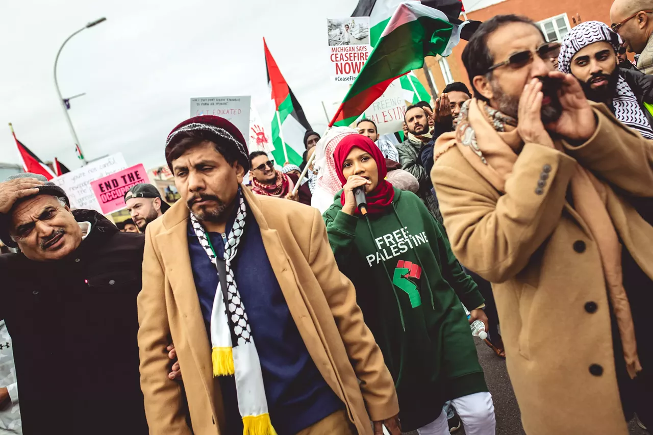 Image: Hamtramck marches for Palestine, demanding ceasefire
