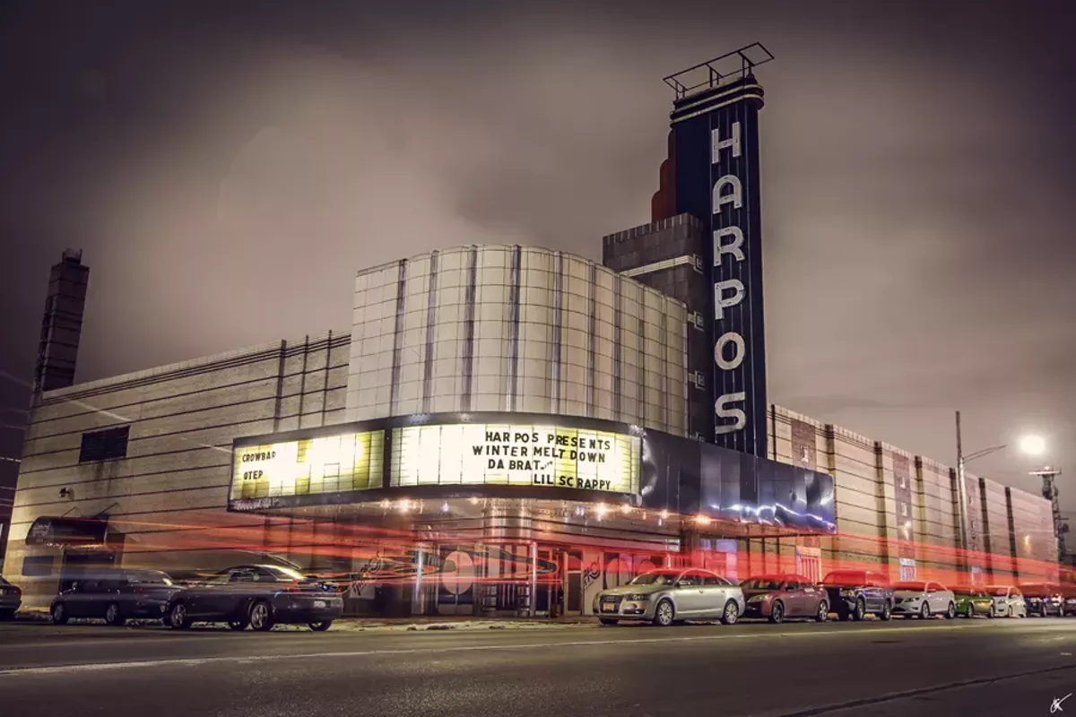 Image: Harpos Music Theatre in Detroit.