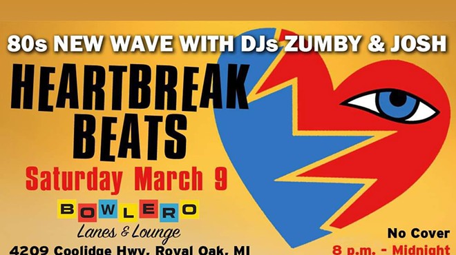 HEARTBREAK BEATS 80s New Wave Lounge w/ DJs Zumby & Josh