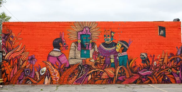 Here are the completed Southwest Detroit murals