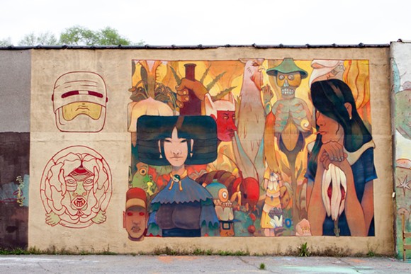 Here are the completed Southwest Detroit murals