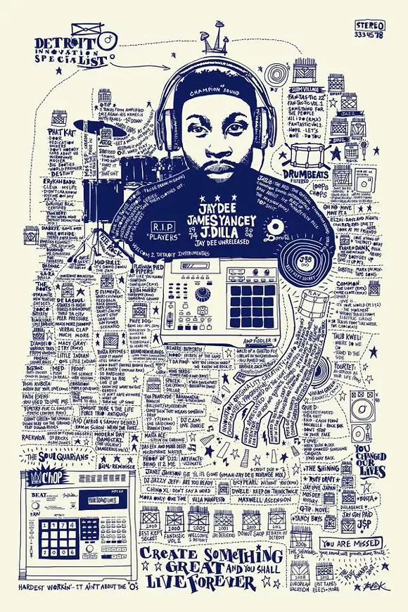 Here's a visual guide to J Dilla's discography