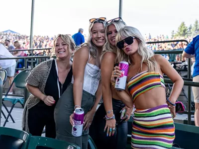 Fans enjoy a concert at Pine Knob.