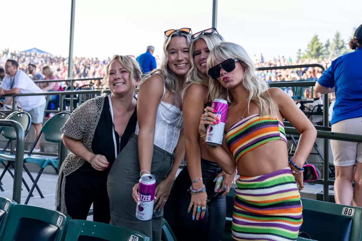 Image: Fans enjoy a concert at Pine Knob.