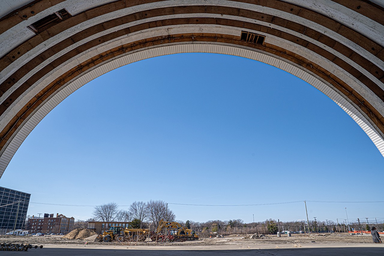 Here's one last look at Detroit's abandoned State Fairgrounds bandshell before it gets relocated