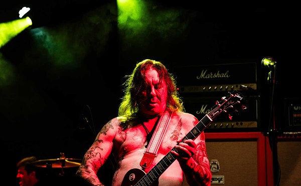 Matt Pike of High on Fire performs Friday at the Magic Stick.
