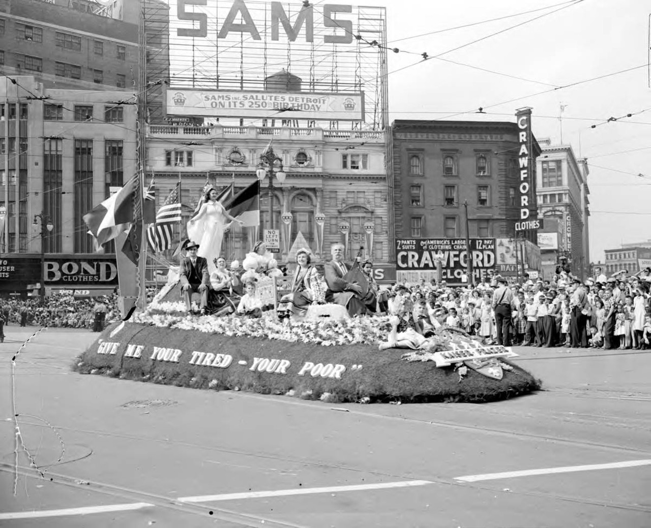 Historic photos from Detroit’s 250th birthday celebration in 1951