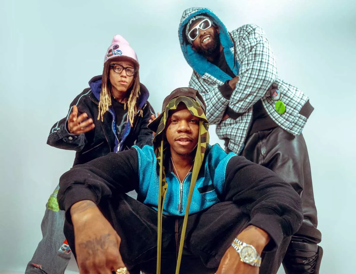 Image: HiTech member King Milo, center, has been accused of assault.