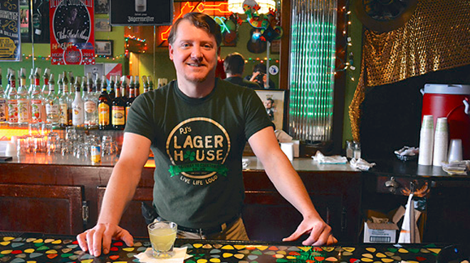 Hot Shotz: PJ’s Lager House bartender pours us a ‘Blue Steel’