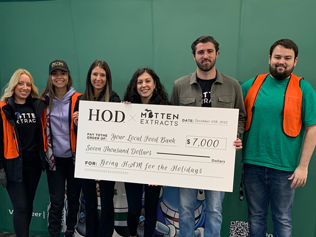 House of Dank and Mitten Extracts announce $7,000 donation to a local food bank