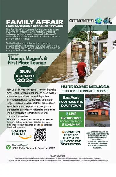 Hurricane Melissa Relief Drive & Community Fundraiser