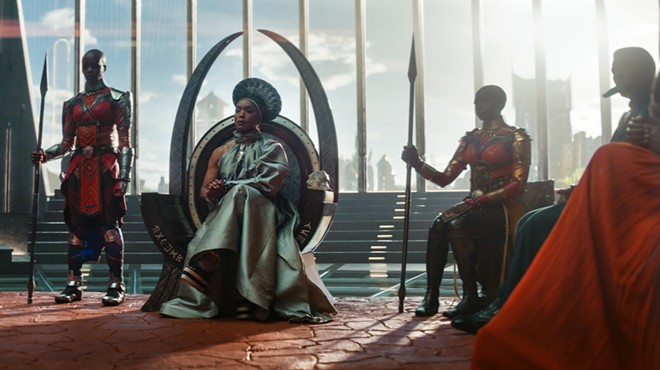 Queen Ramonda (Angela Bassett) in Black Panther: Wakanda Forever.