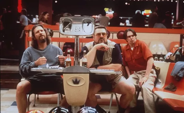 From left: Jeff Bridges, John Goodman, and Steve Buscemi in The Big Lebowski.